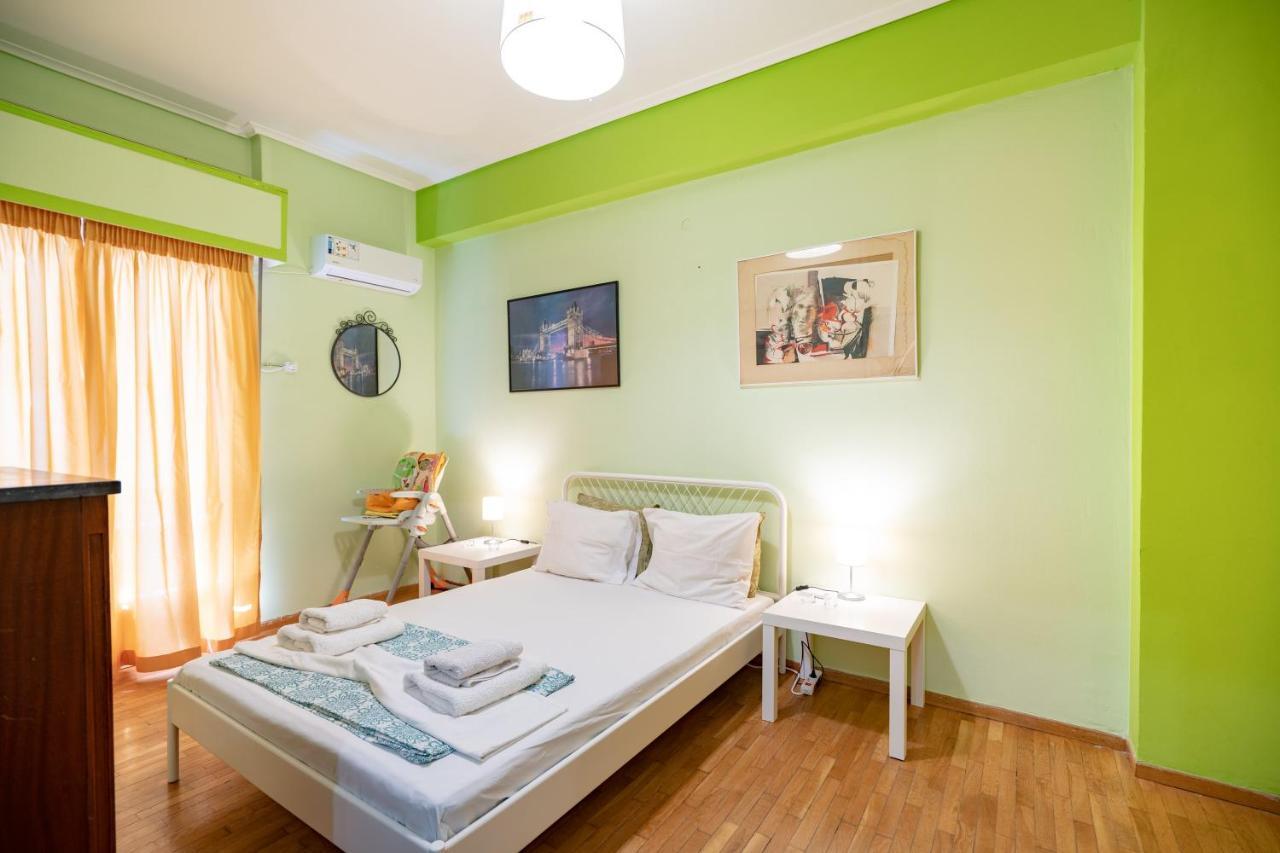 Ampelokipi Metro St. 2 Bedrooms 6 Pers. Apartment Athens Ngoại thất bức ảnh